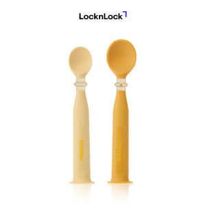 Bộ 2 Thìa Muỗng Cho Bé LocknLock Little Luv Spoon LBB302 - Hàng Chính Hãng Kèm Hộp Đựng - JoyMall