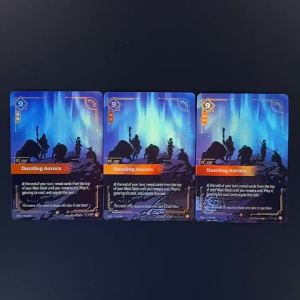 League Of Legends Riftbound Gear Card Dazzling-Aurora Card OGN-160 Textured Foil Card Anime Collectible Cards2026