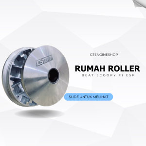 RUMAH ROLLER BEAT FI BEAT ESP SCOOPY FI SCOOPY ESP BUBUT DERAJAT 135 BAHAN ORIGINAL HONDA
