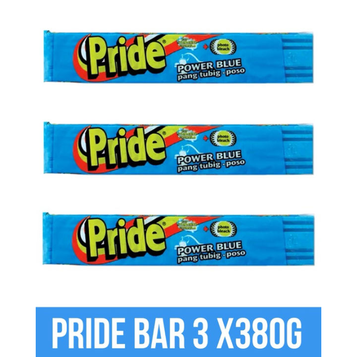 PRIDE Bar BLUE SOAP 380g Long Bar DETERGENT SOAP 3 | Lazada PH