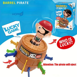 BARREL PIRATE Bounce Lucky Game / Stress-relief Pirate Bucket Adventure Toy