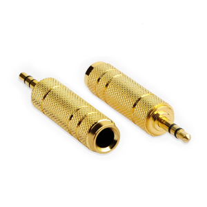 Bộ chuyển đổi tai nghe Bộ chuyển đổi âm thanh Bộ chuyển đổi đầu cái 3.5mm (1/8inch) đến 6.35mm (1/4inch) cho bộ khuếch đại guitar