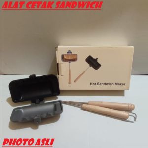 Cetakan Roti Sandwich Waffle Maker Sandwich Sosis Waffle Maker Alat Cetakan Sandwich Waffle Panjang Pan