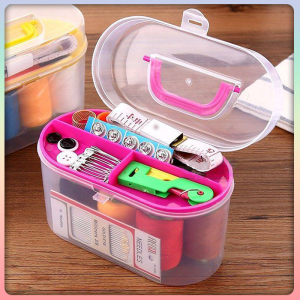 Sewing Kit Set With Box Household Portable Multifunction Mini Sewing Kit Needle Thread Accessories Set Jahit Kecemasan