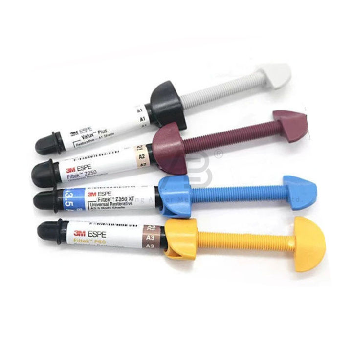 Dental Composite 3M ESPE Z350XT Z250 P60 Valux Plus A1 A2 A3 A3.5 Shade