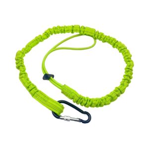 MUQZI Portable Tool Lanyard with Buckle Strap Extendable Anti-Falling Clip Bungee Cord Sturdy Abrasion Resistant Fall Protection Equipment Work