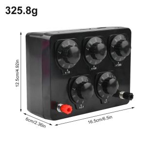Kirilgu 0-9999.9 Ohm Variable Resistance Decade Resistor Equipment For Physical Resistance Laboratory Tool M2Y9R