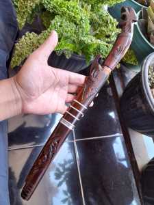 Golok sembelih gagang macan Panjang 50 cm / Barlen / pisau gagang macan bahan  kayu mahoni murah