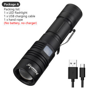 Alonefire H010 strong light flashlight XHP50 LED USB zoom led torch 26650 outdoor camping light