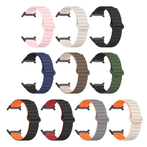 สายนาฬิกาข้อมือสำหรับออกกำลังกายแม่เหล็กสำหรับ GWU25อุปกรณ์ขนาด47มม. กันเหงื่อสายนาฬิกาซิลิโคนน้ำหนักเบาสามารถซักได้