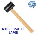 heavy duty rubber mallet soft hammer with wooden handle large. 