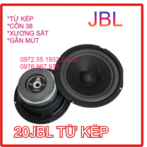 Củ loa bass 20 jb l từ kép toàn vành 21cm nhập khẩu- giá 1 chiếc