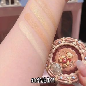 Flower Knows Butterfly Makeup Cloud COLLAR Collection Highlight & Contour Palette Face Powder Iluminador Contouring Kit.