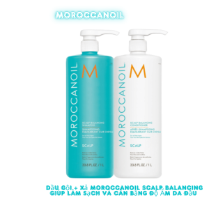 Dầu Gội Xả Moroccanoil Scalp Balancing Giúp Làm Sạch Và Cân Bằng Độ Ẩm Da Đầu
