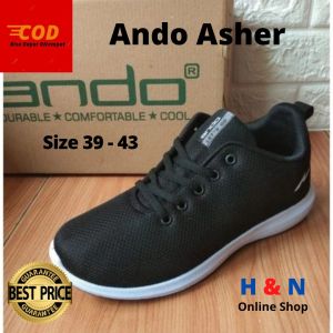 Sepatu Sekolah Dan Olahraga ANDO ASHER - SIZE 39 - 43 - Diskon Besar