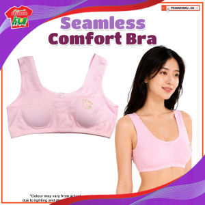 Seamless Comfort Bra Cotton Bra Wanita Remaja 10-15 Tahun | Free Size | Lembut & Skin Friendly