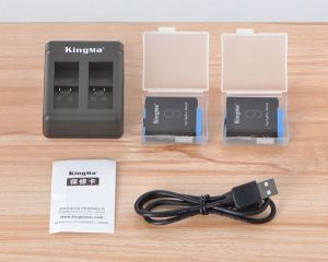 KingMa กระเป๋าบัตรเช่น GoPro Hero 9/10/11/12 แท่นชาร์จ และ แบตเตอรี่ ยี่ห้อ 9/10/11/12