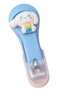 𐙚 Bấm móng tay hoạt hình Sanrio gắn charm 3D cho bé có nắp nhựa giá rẻ Kuromi Melody quà tặng cute