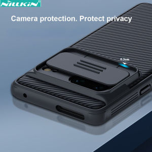 Nillkin Slide Cover Camera Protection Case for Google Pixel 7 Pro Soft TPU Edge PC Hard Back Cover CamShield Pro Phone Case