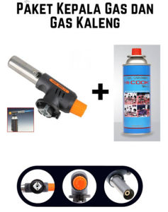 Grosir Gas kompor portable Flame Gun camping kemping kemah Blow Torch Kepala Las Modern