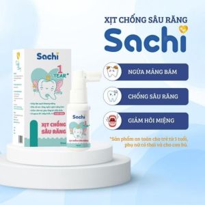 Chai Xịt Chống Sâu Răng Cho Bé SACHI 30ml SHC U1015