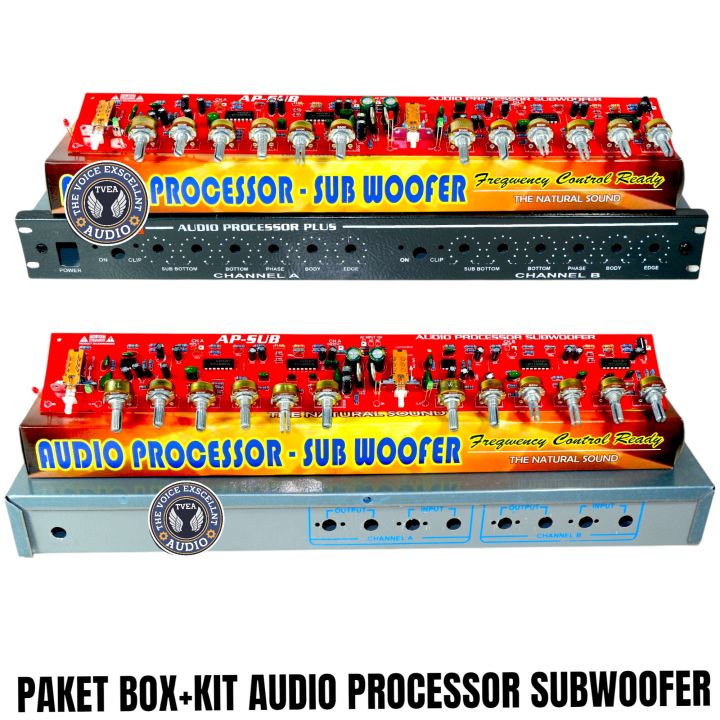 SATU PAKET BOK AUDIO PROSESOR SUBWOFER PLUS KIT | Lazada Indonesia