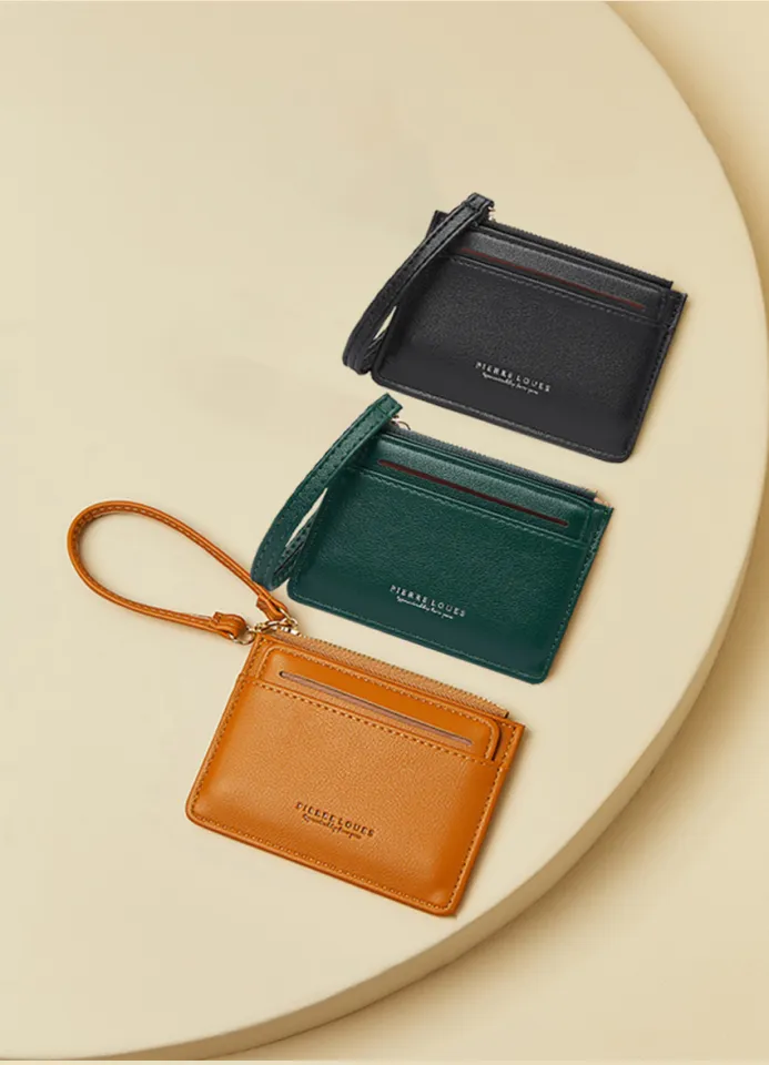 LouisWill Women Wallet Ultra-thin Card Holder Female Purse Mini