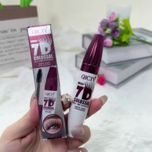 7D Waterproof Mascara Long Lasting Curling Thickening Volume Eyelash Mascara Smudge Proof Black