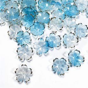 Hmeme 50Pcs New 19Mm Acrylic Hoa Anh Đào Hoa Hạt Hoa Cánh Hoa Quyến Rũ Kết Nối Tự Làm Bông Tai Tóc Trang Sức Làm Nhựa Acessories