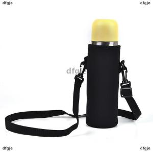 [COD] dfgje 1X Neoprene chai nước tàu sân bay cách điện cup Bìa Bag chủ Pouch với dây đeo