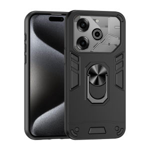 Shockproof Magnetic Case For Tecno Pova 6 Pro 5G Phone Case Armor Stand Holder Back Cover For TECNO Pova6 Pro 5G