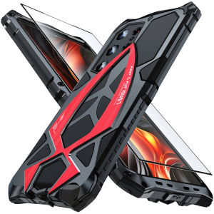 โลหะทหาร Anti DROP เคสศัพท์สำหรับ Samsung Galaxy S24 S23 S22 ULTRA SHELL สำหรับ Samsung A72 A52ถุงลมนิรภัยซิลิโคนฝาครอบศัพท์