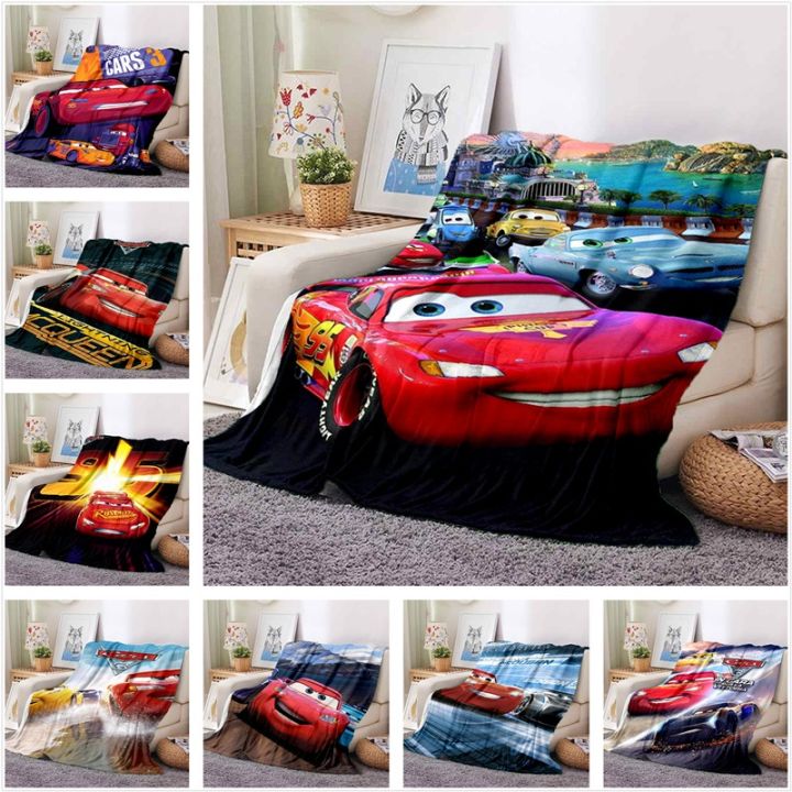 Lightning Mcqueen Cartoon Car Children Blanket Disney Cars