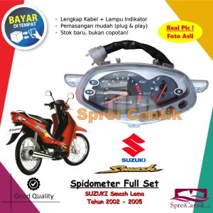 [PROMO] Speedometer Assy SUZUKI Smash Old Lama Tahun 2002 s/d 2005 - Spidometer Kilometer Stok Baru Bukan Copotan Mika Full Set