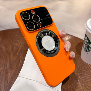 🇹🇭เคสโทรศัพท์หน้าต่างขนาดใหญ่ เคสไอโฟน แม่เหล็ก เคส for iphone 15 14 13 12 pro 11 promax โปร แม็กซ์ 14Plus พลัส เคสไอโฟนกันกระแทก Phone Case แถมฟิล์มเลนส์ ชาร์จแบบไร้สาย