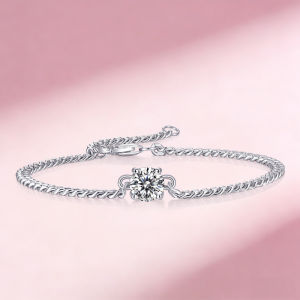 GRA Moissanite diamond Cuba bracelet adjustable extension genuine D color vvs exquisite light luxury sparkling 925 Silver Fashion Bracelet for Women