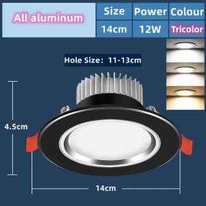 Ultra-Thin LED Downlight Lights 3 Color Tone LED Light 5W/7W/9W/12W