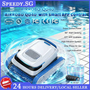 AIRROBO QD40 Cordless Robotic Pool Cleaner APP Controlled Automatic Pool Vacuum