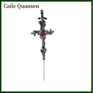 Caile 1ชิ้นต่างหูห้อยรูปนกสีดำแบบกอธิคต่างหูรูปดอกกุหลาบสีดำไม่เรียบหรูต่างหูเม็ดกลมแบบห้อยประดับอัญมณีแนวฮาโลวีนของผู้หญิง