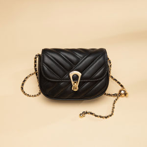 Ielgy Lingge Túi nữ dây đeo vai đơn hợp thời trang mới đeo chéo túi vuông nhỏ