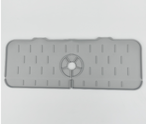 Kitchen Sink SplashGuard Silicone Faucet Mat Sink Water Splash GuardDraining Pad Dish Drying Mats For Kitchen Bathroom Kitchen Sink Accessories