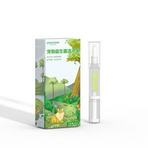 【Dual-Head Design】Pet Toothbrush Removes Bad Breath Pet Cleaning Pen Pet Dental Care Kit Safe Edible Formula Removes Tartar And Bad Breath