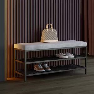 Shoe Rack Changing Shoes Rack Cabinet Shoe Cabinet With Seat Shoe Changing Stool Outdoor Shoe Rack Bench Entrance Storage Shoe Rack Simple and Elegant Popular 鞋凳 鞋架
