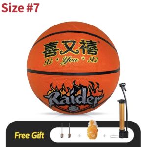 Wilshi basketball ball size 7 colorful basketball ball bola pang basketball ball original wilson basketball ball for outdoor basketball ball training equipment rubber basketball ball junior size basketball ball for kids basketball ball with free pumpBINL
