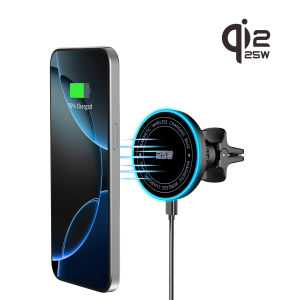 YALILAI for Qi2.2 25W MagSafe Car Mount Charger Car Vent Magnetic Wireless Car Charging Holder for iPhone 18/17/16/15/14 Pro Max