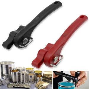 SDFBN Safety Can Opener Stainless Steel Effortless Side Cut Opener Easy Use Professional Handheld Bottle Opener Home