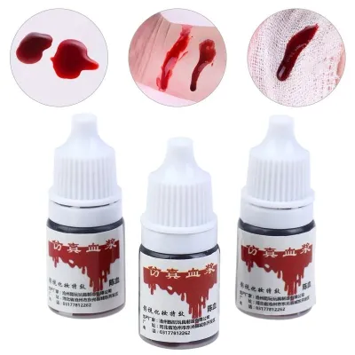 Halloween Darah Palsu 10 ml model tetes / darah buatan / aksesoris Halloween/ darah palsu / fake blood