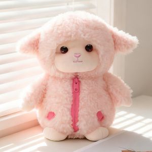 VIVIDI Cừu Đồ chơi nhồi bông hình cừu Thân thiện với da. Vải nhung Búp bê cừu Dễ thương. Cừu nhồi bông Trẻ em vui chơi