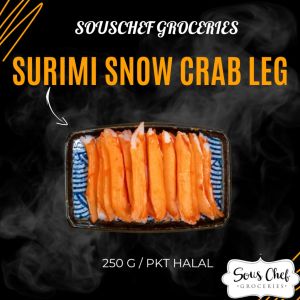 FROZEN SURIMI SNOW CRAB STICK 250G/PKT HALAL SEAFOOD