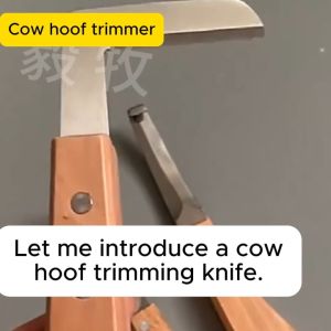 Cattle Horse Hoof Knife Shears  Right Left Handed Livestock Sheep Castration Foot Pruning Farm Tools